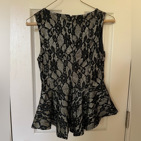 Windsor metallic peplum top - Picture 2 of 4